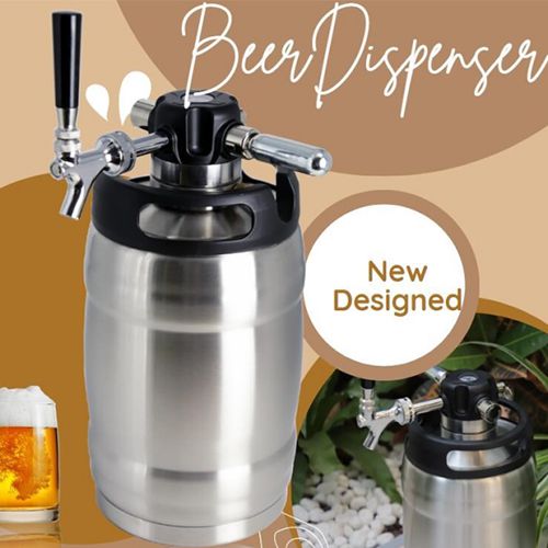 Fût à bière pression isolé sous vide en acier inoxydable 5L avec Tête de tirage