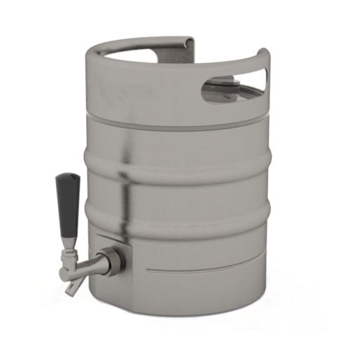 Fût sous vide avec robinet de fond 3.8L