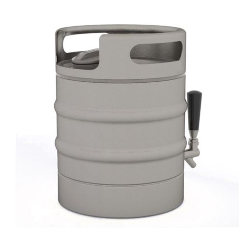 Fût à bière isolé sous vide en acier inoxydable avec robinet de fond 3.8L