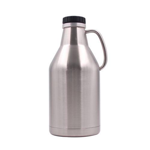 Growler à double paroi isolé sous vide avec bouchon à visser 1.89L