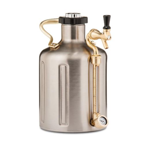 Growler sous vide avec bouchon régulateur CO2 3.8L