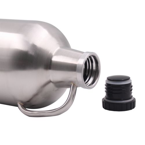 Bouteille isotherme à double paroi avec bouchon à visser 3.78L