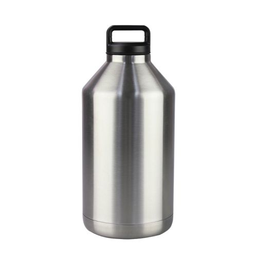 Growler à double paroi et large ouverture avec bouchon à visser 3.8L