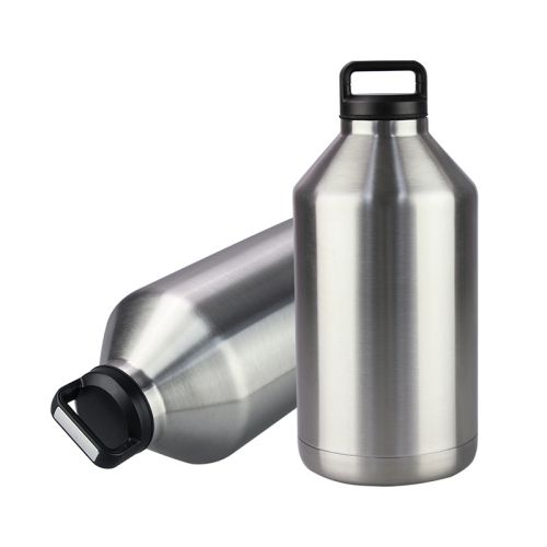 Growler à double paroi et large ouverture avec bouchon à visser 3.8L