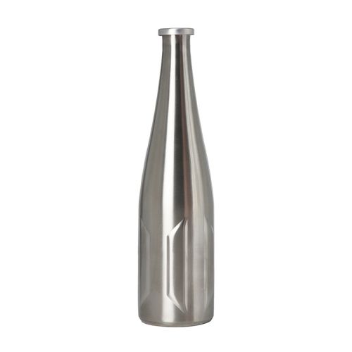 Bouteille de bière en acier inoxydable avec bouchon à ouverture facile 1L