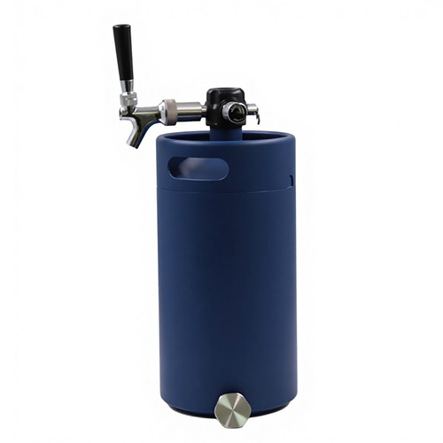 Kit de Mini-Fût Isotherme en Acier Inoxydable 316L de 5L, Système de Service de Boissons Gazeuses et Cocktails de Bureau pour Bar Maison, Spiritueux et Distribution de Boissons Artisanales