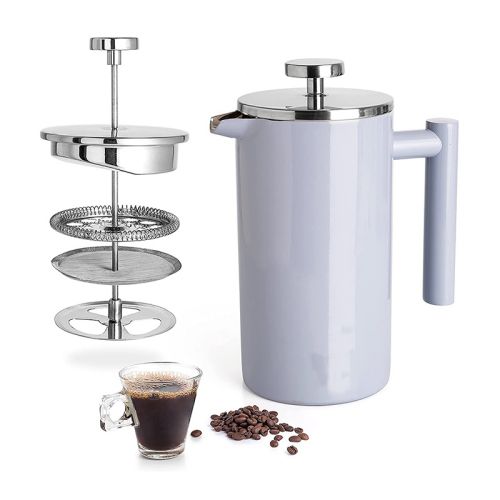 Presse à café 1.5L / Presse française à piston isolée en acier inoxydable