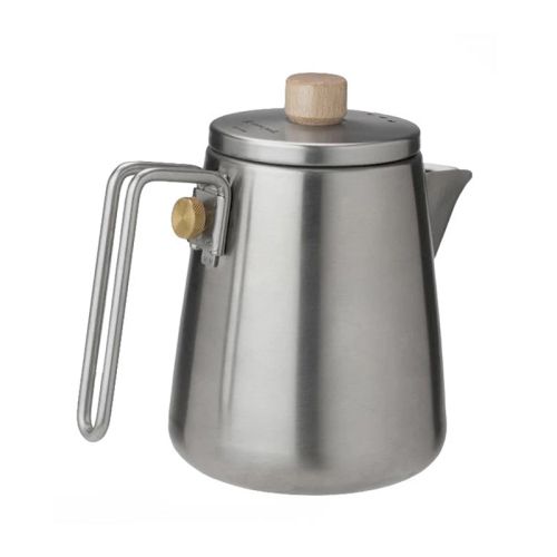 Bouilloire de camping en acier inoxydable 1L