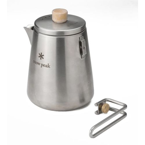Bouilloire de camping en acier inoxydable 1L
