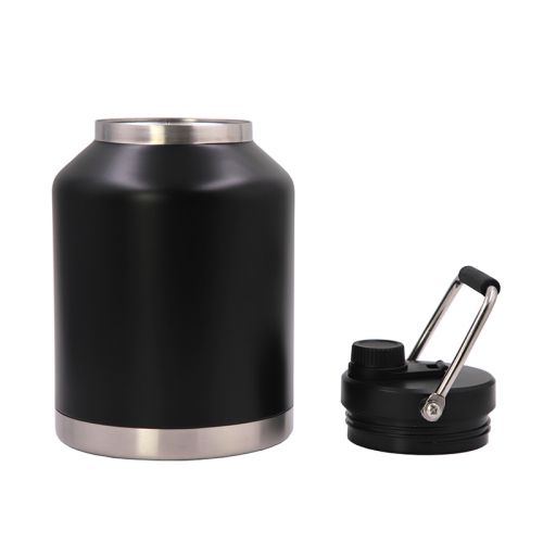 5Cruche à vide en acier inoxydable avec couvercle à vis et poignée 5L / Carafe isotherme / Pichet isotherme