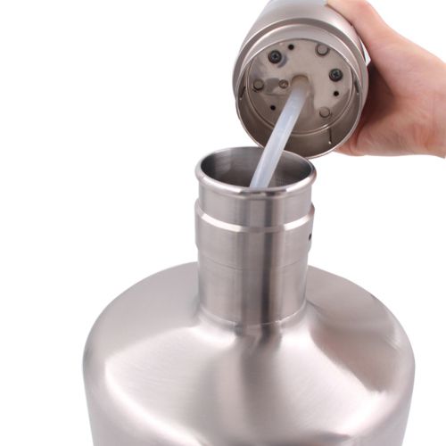 Pichet d'eau en acier inoxydable 5L pour distributeur à pompe à eau / Cruche à eau