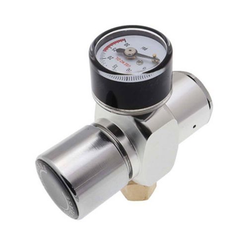 Mini régulateur de pression CO2 30 PSI pour cartouche de CO2 16g à filetage 3/8"-24 UNF