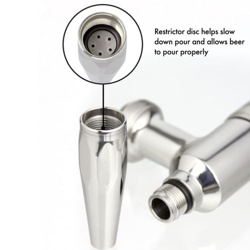 Robinet Nitro Stout en acier inoxydable