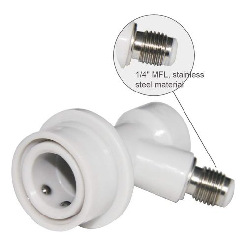 Verrouillage à bille en plastique pour entrée de gaz avec MFL / Raccord rapide à bille en plastique