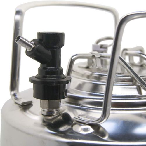 Verrouillage à bille en plastique pour évacuation des liquides avec barbe 1/4'' / Raccord rapide verrouillage à bille